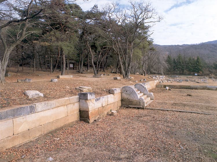 양주 회암사지 — 회암사지건물지석축