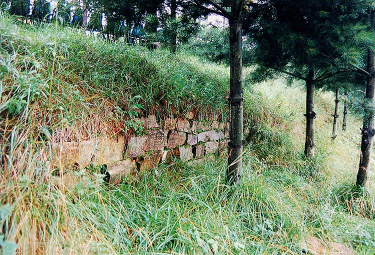 파주 오두산성 — 동측하단성벽