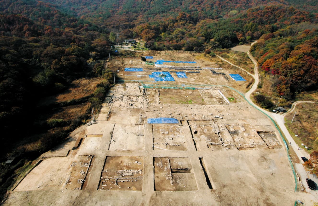 여주 고달사지 — 여주 고달사지-여주 고달사지 발굴 전경