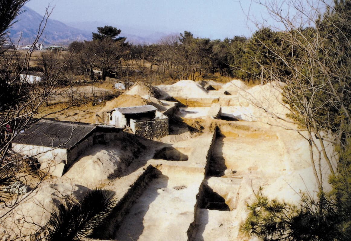 고성 문암리 유적 — 고성 문암리 유적 발굴 전경