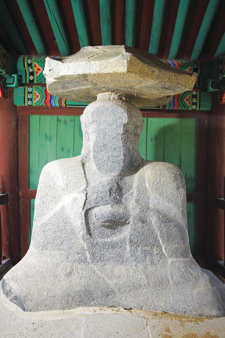 강릉 굴산사지 — 강릉 굴산사지-석불좌상
