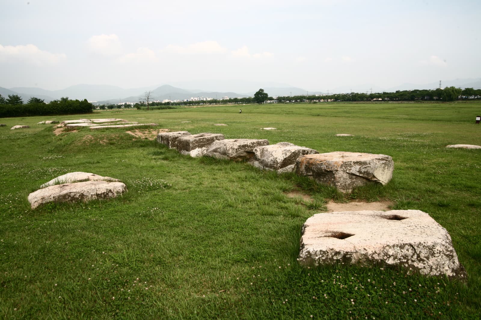 경주 황룡사지 — 지대석