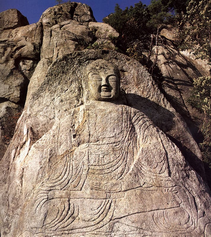 경주 남산 일원 — 삼능곡마애여래좌상