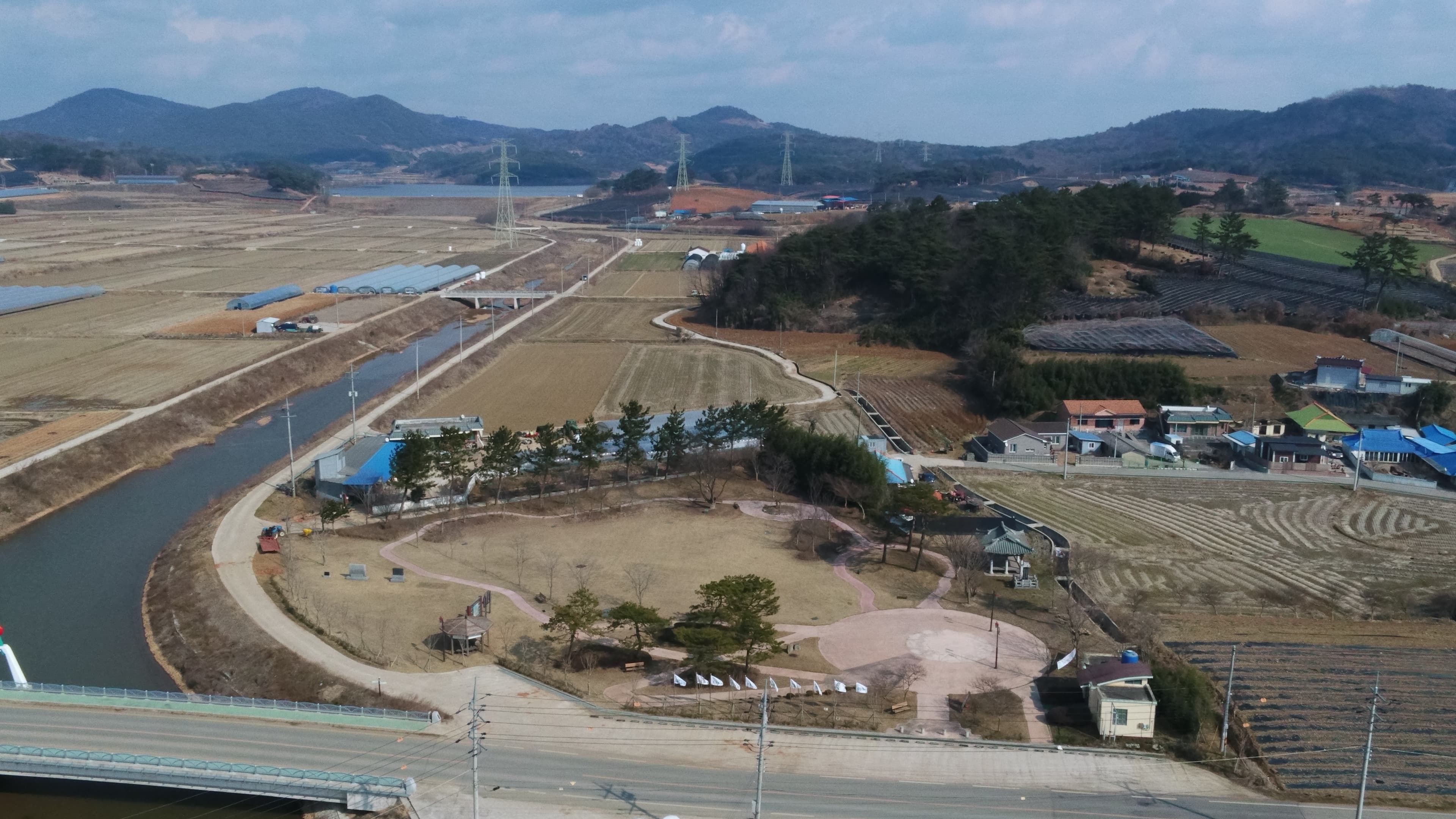 고창 무장기포지 — 무장기포지 항공사진 1