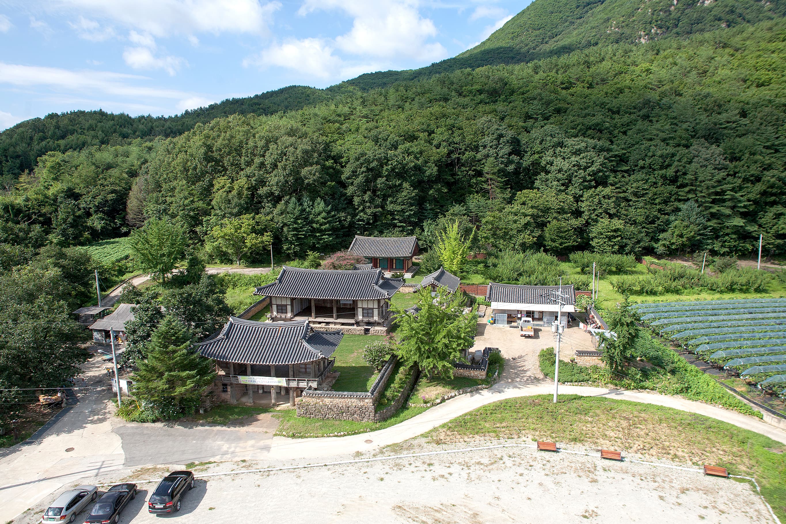 상주 옥동서원 — 옥동서원 항공사진