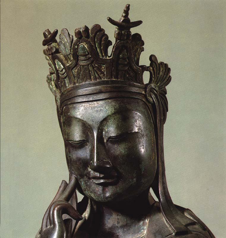 금동미륵보살반가사유상(1962-1) — 금동미륵보살반가사유상