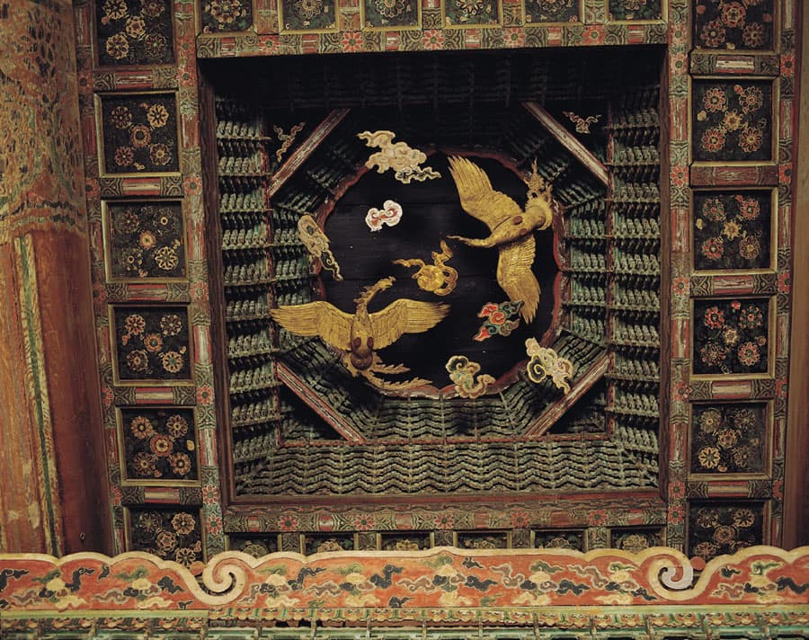 창경궁 명정전 — 창경궁 명정전 내부 천장