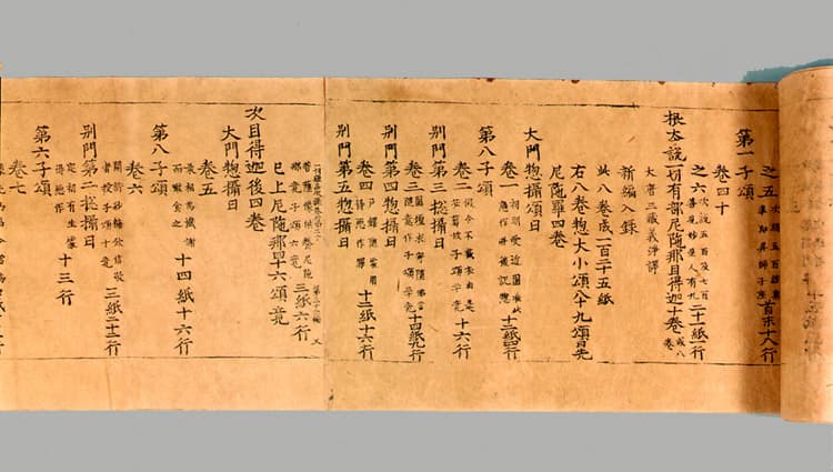 초조본 신찬일체경원품차록 권20 — 초조본 신찬일체경원품차록 권20
