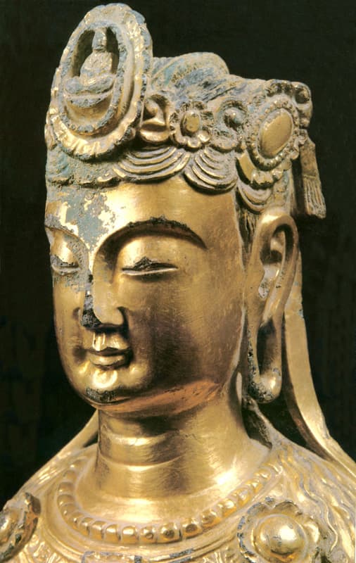 구미 선산읍 금동보살입상(1976-2) — 표정