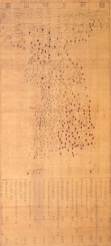 조선방역지도 — 조선방역지도