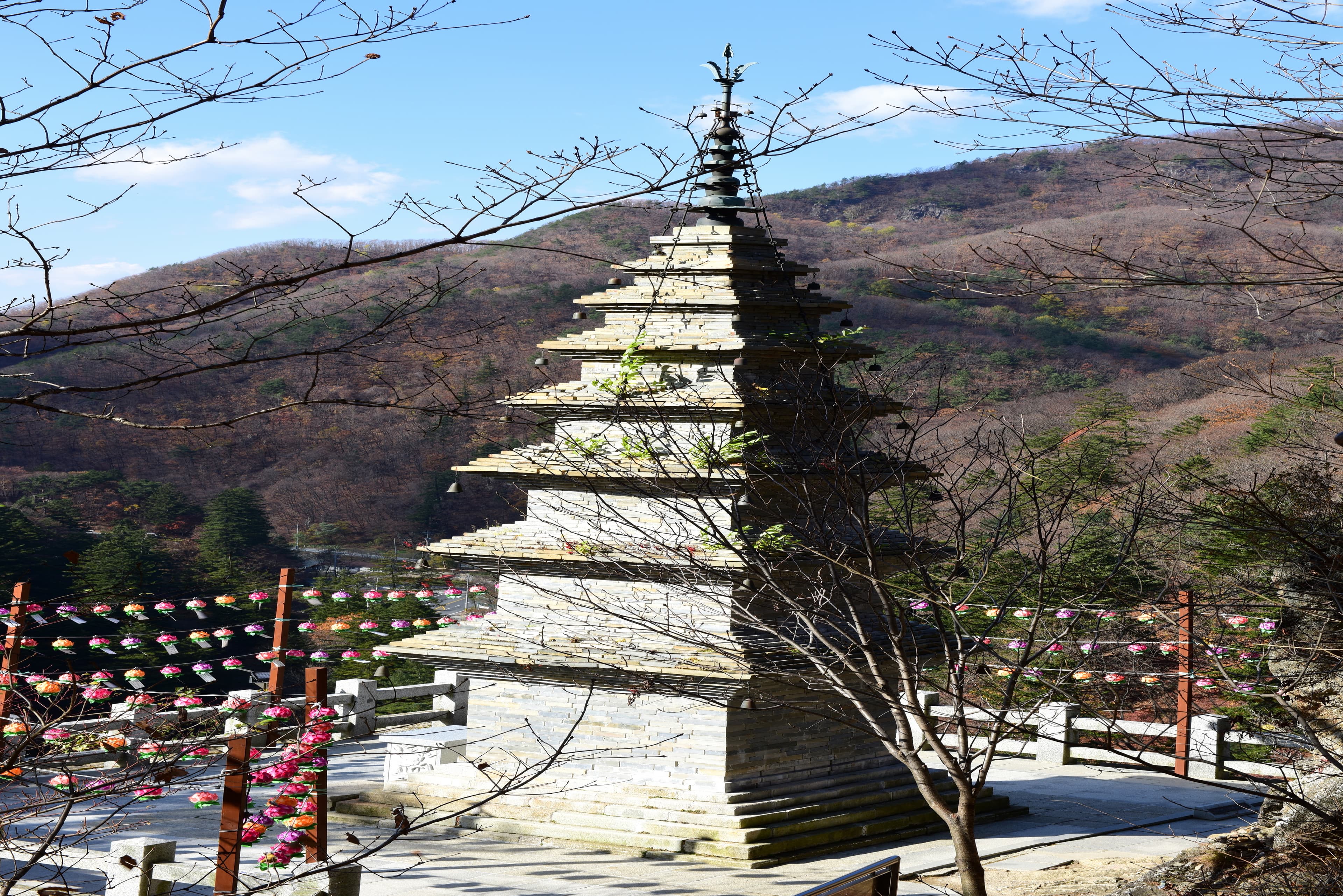 정선 정암사 수마노탑 — 수마노탑 배면 (촬영년도 : 2015년)
