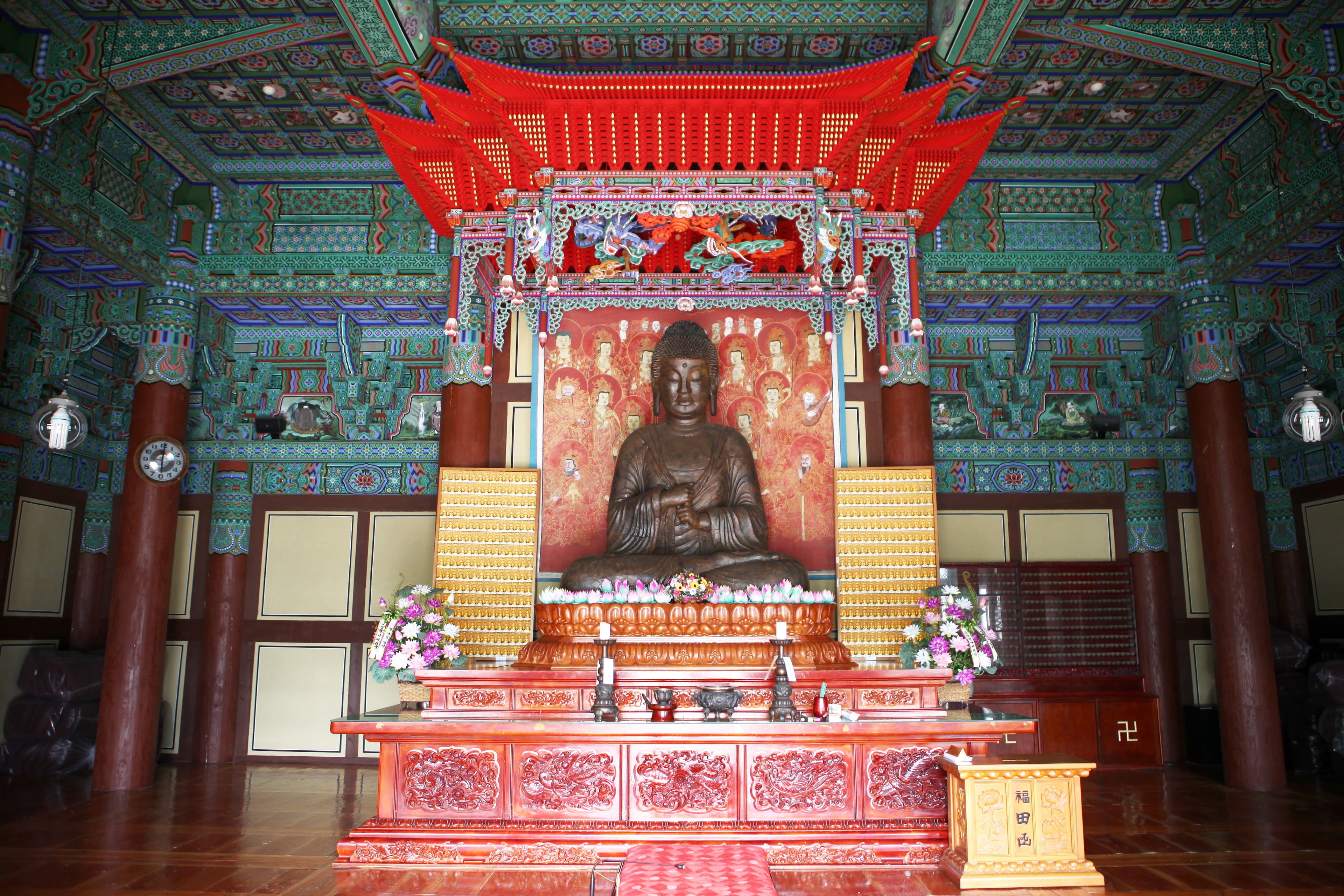 장흥 보림사 철조비로자나불좌상 — 장흥 보림사 철조비로자나불좌상_전경 (촬영년도 : 2015년)
