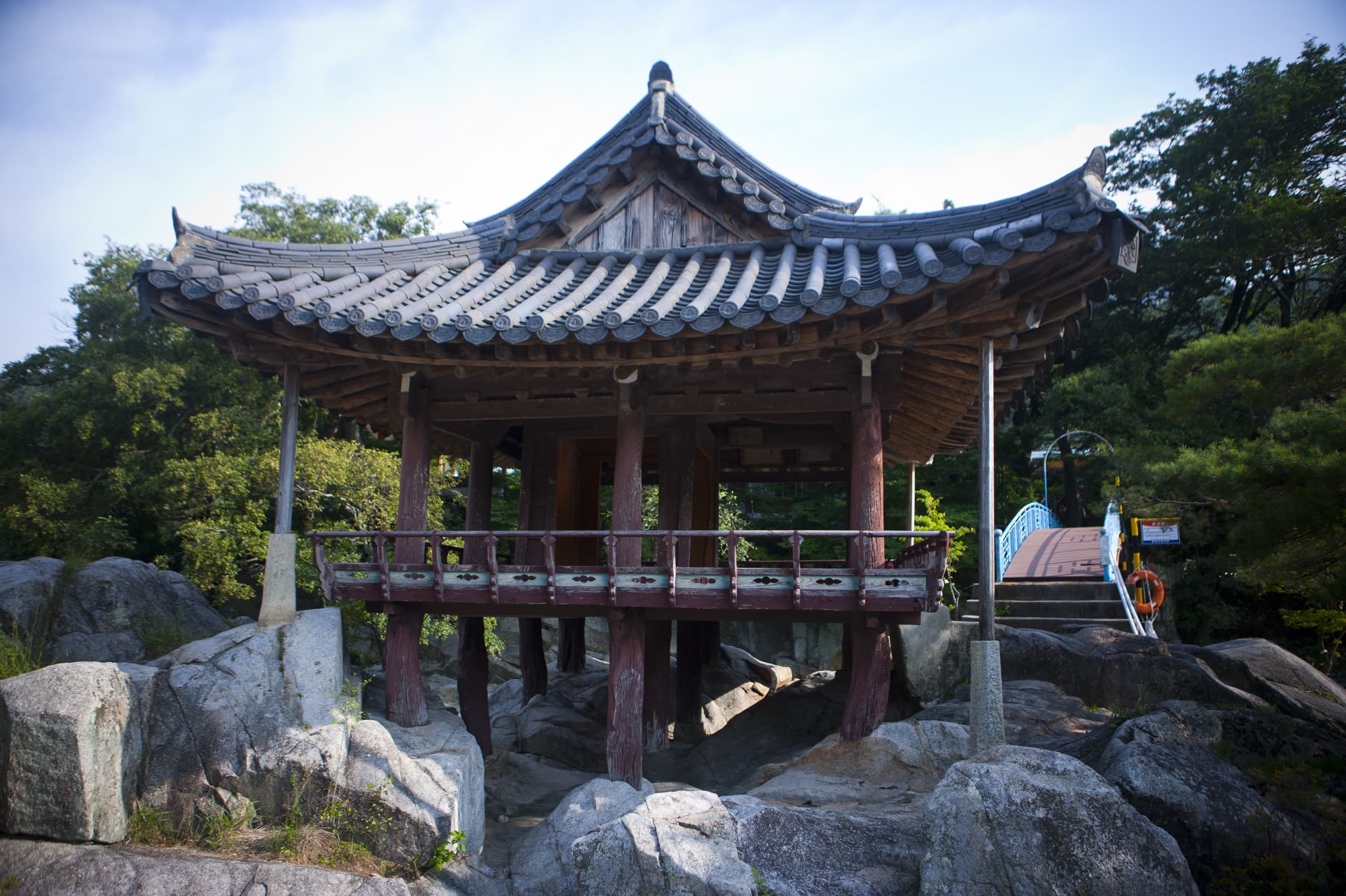 함양 화림동 거연정 일원 — 정면에서 바라본 거연정