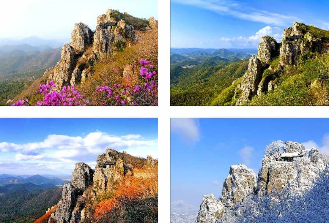 해남 달마산 미황사 일원 — 도솔암 주변 사계
