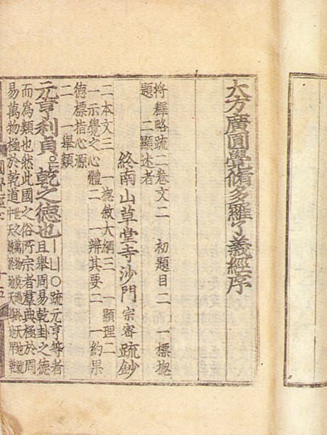 대방광원각수다라요의경(언해) 권상1의1, 2의1~3, 권하1의1~2, 2의2~3 — 서