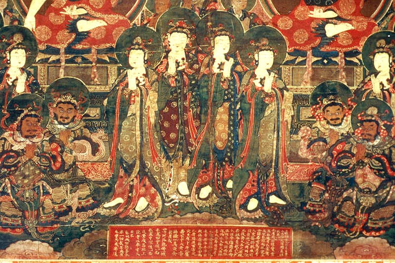 함창 상원사 사불회탱 — 보살상