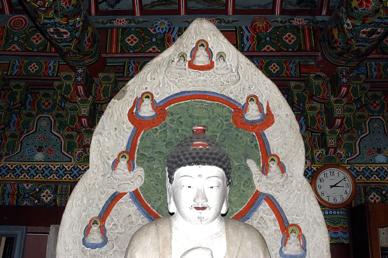 대구 동화사 비로암 석조비로자나불좌상 — 광배
