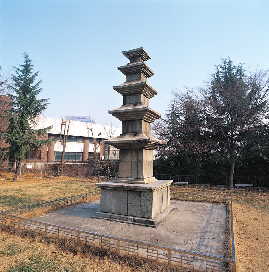 (전)광주 성거사지 오층석탑 — (전)광주 성거사지 오층석탑