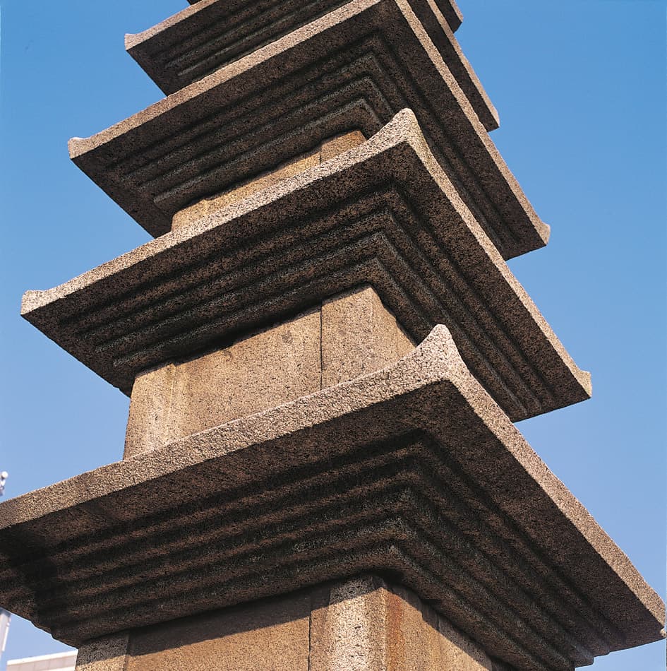 광주 지산동 오층석탑 — 탑신부