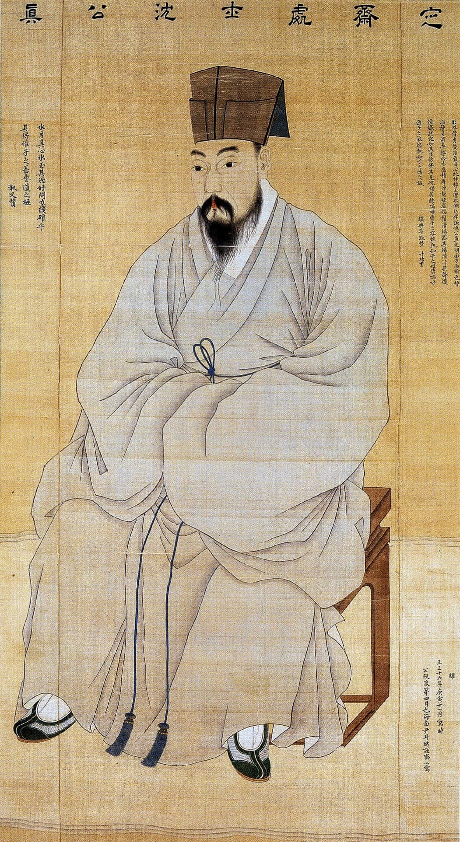 심득경 초상 — 보물 심득경 초상