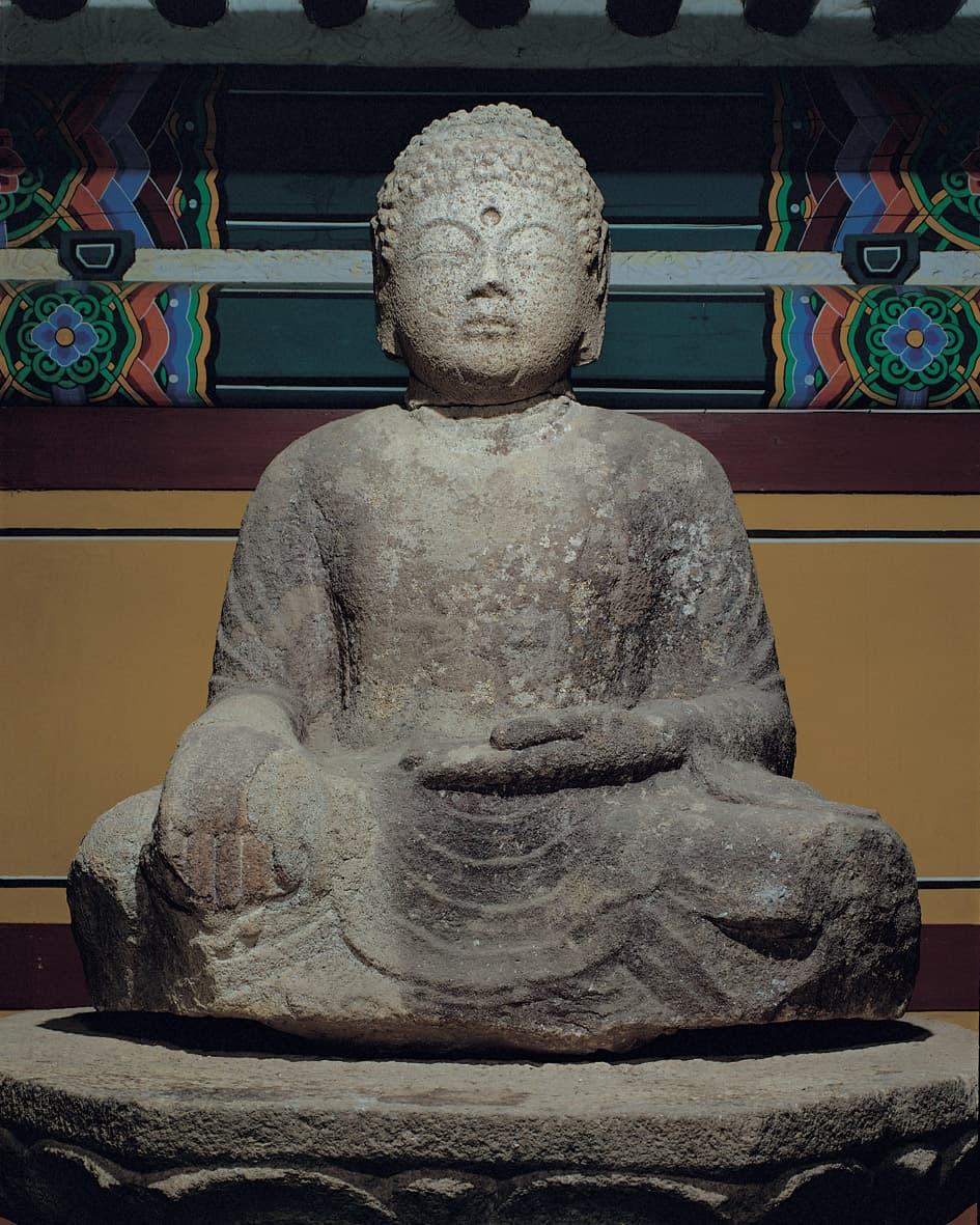 울주 간월사지 석조여래좌상 — 울주 간월사지 석조여래좌상
