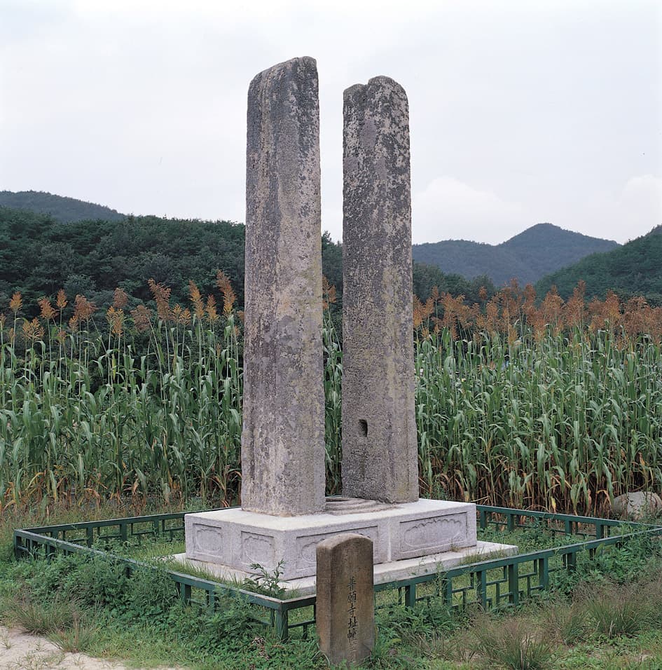서산 보원사지 당간지주 — 서산 보원사지 당간지주