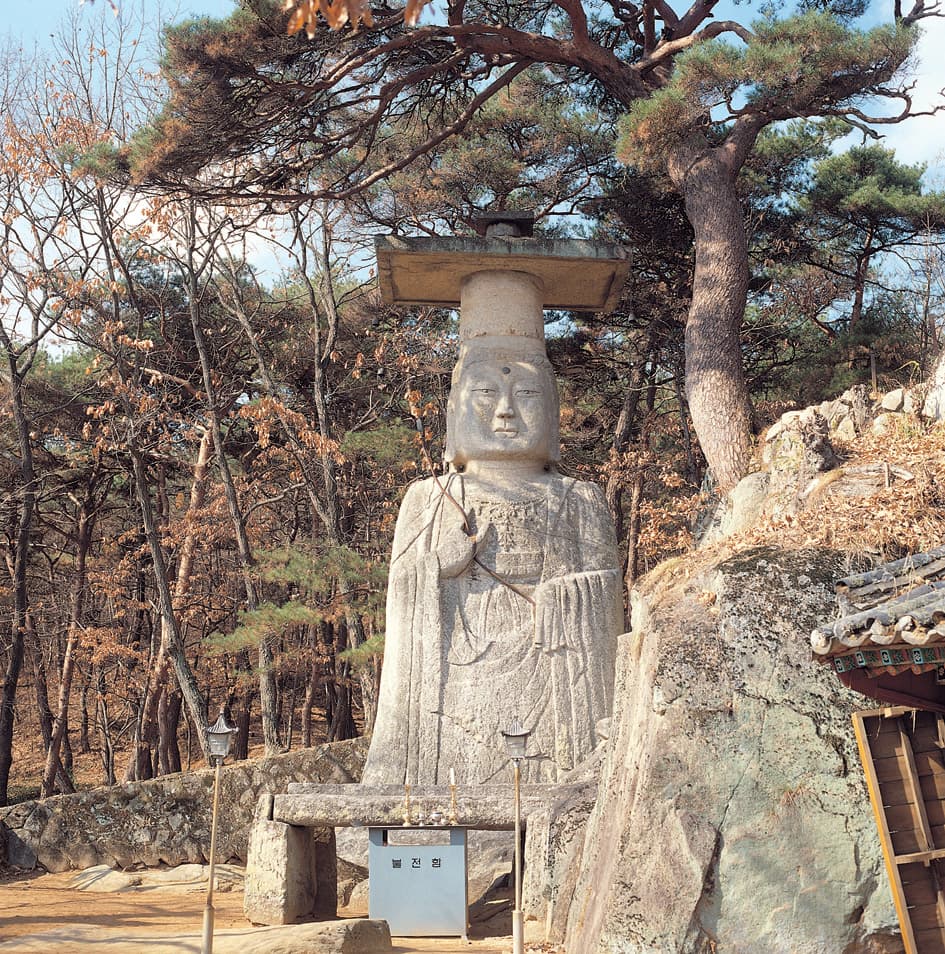 부여 대조사 석조미륵보살입상 — 대조사 석조미륵보살입상