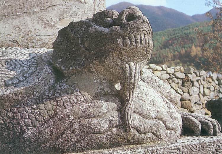 김제 금산사 혜덕왕사탑비 — 귀부