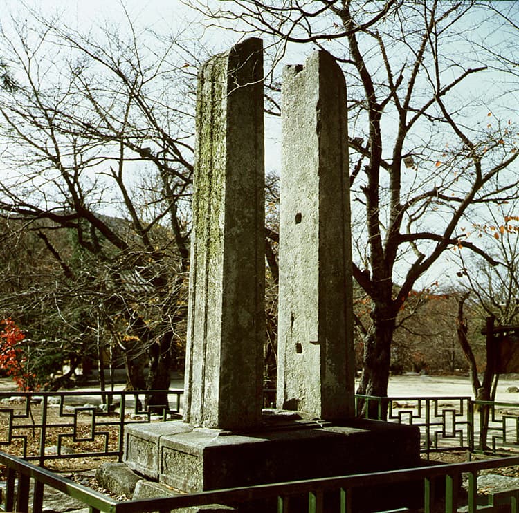 김제 금산사 당간지주 — 금산사당간지주