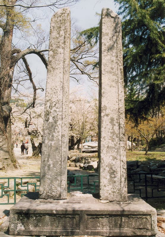 김제 금산사 당간지주 — 금산사당간지주