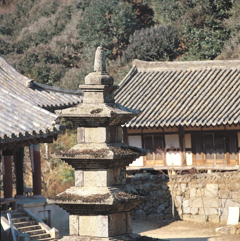 구례 화엄사 동 오층석탑 — 탑신부 및 상륜부