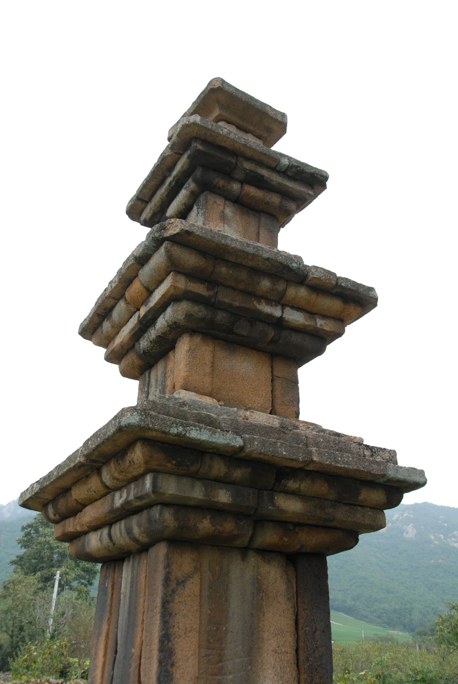 강진 월남사지 삼층석탑 — 옥개