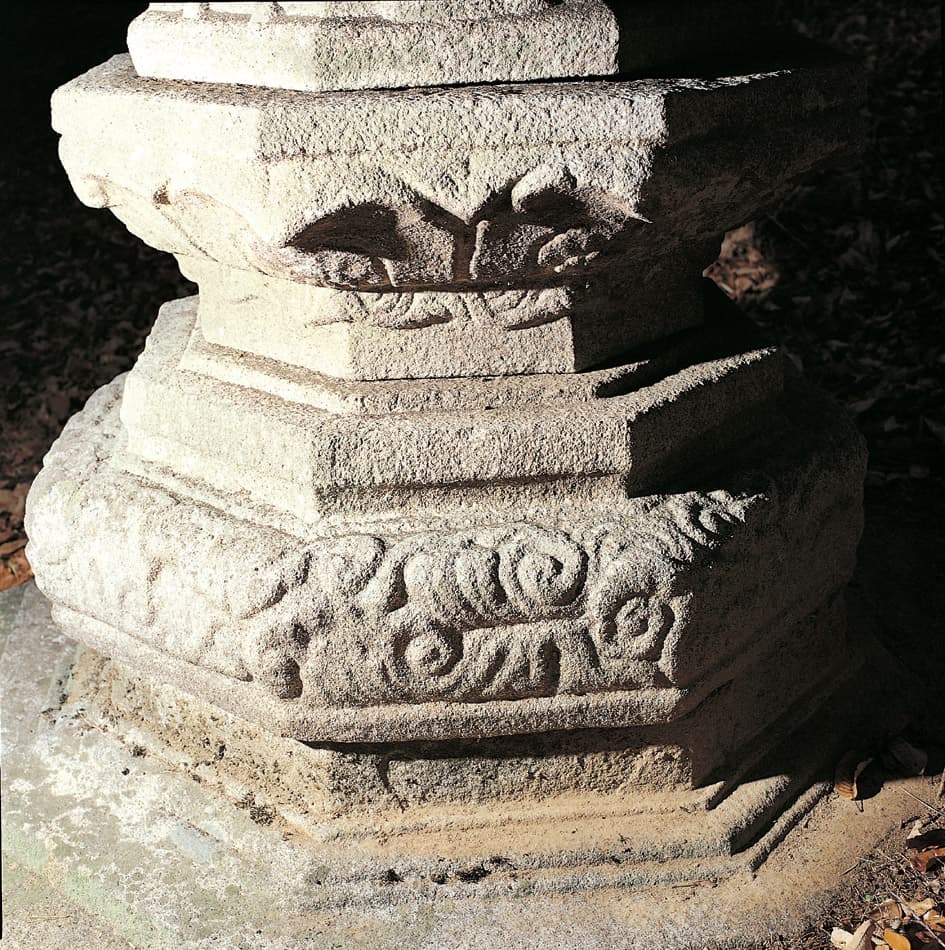 순천 선암사 동 승탑 — 기단부 전체