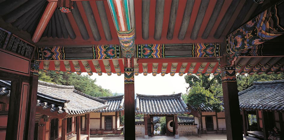 안동 도산서원 전교당 — 도산서원 전교당 내부1