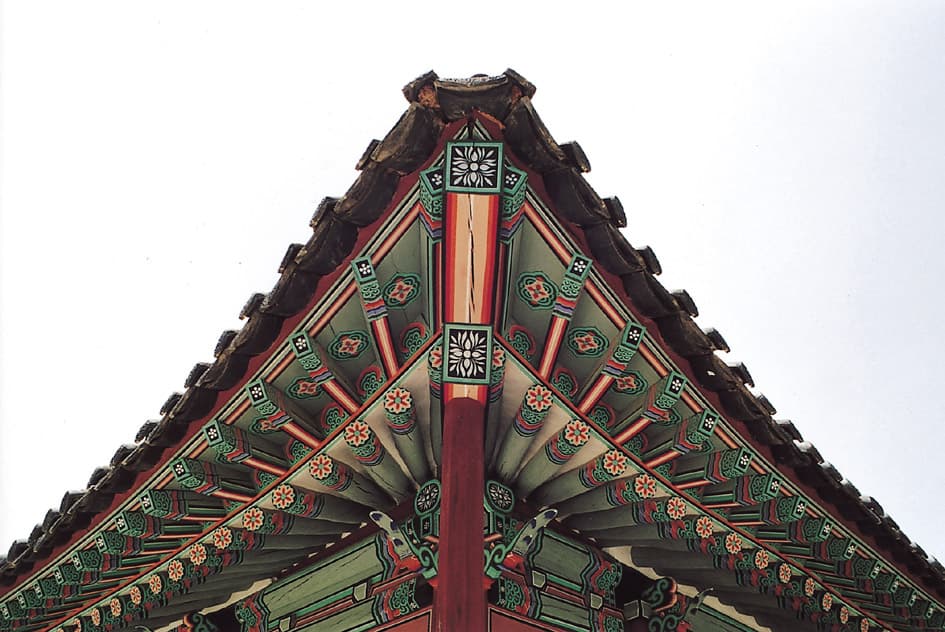 영주 소수서원 강학당 — 강학당 추녀