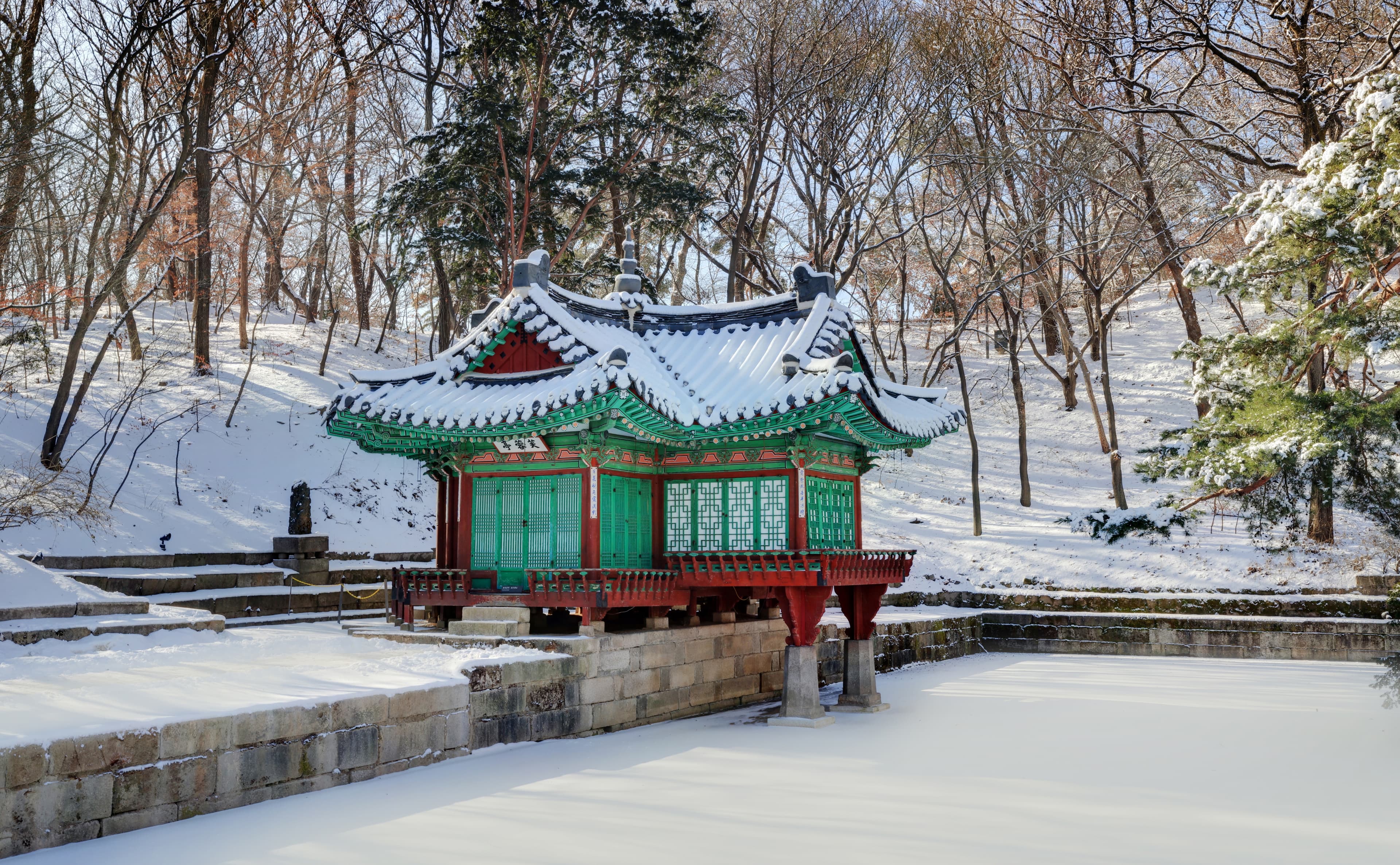 창덕궁 부용정 — 창덕궁 부용정_설경