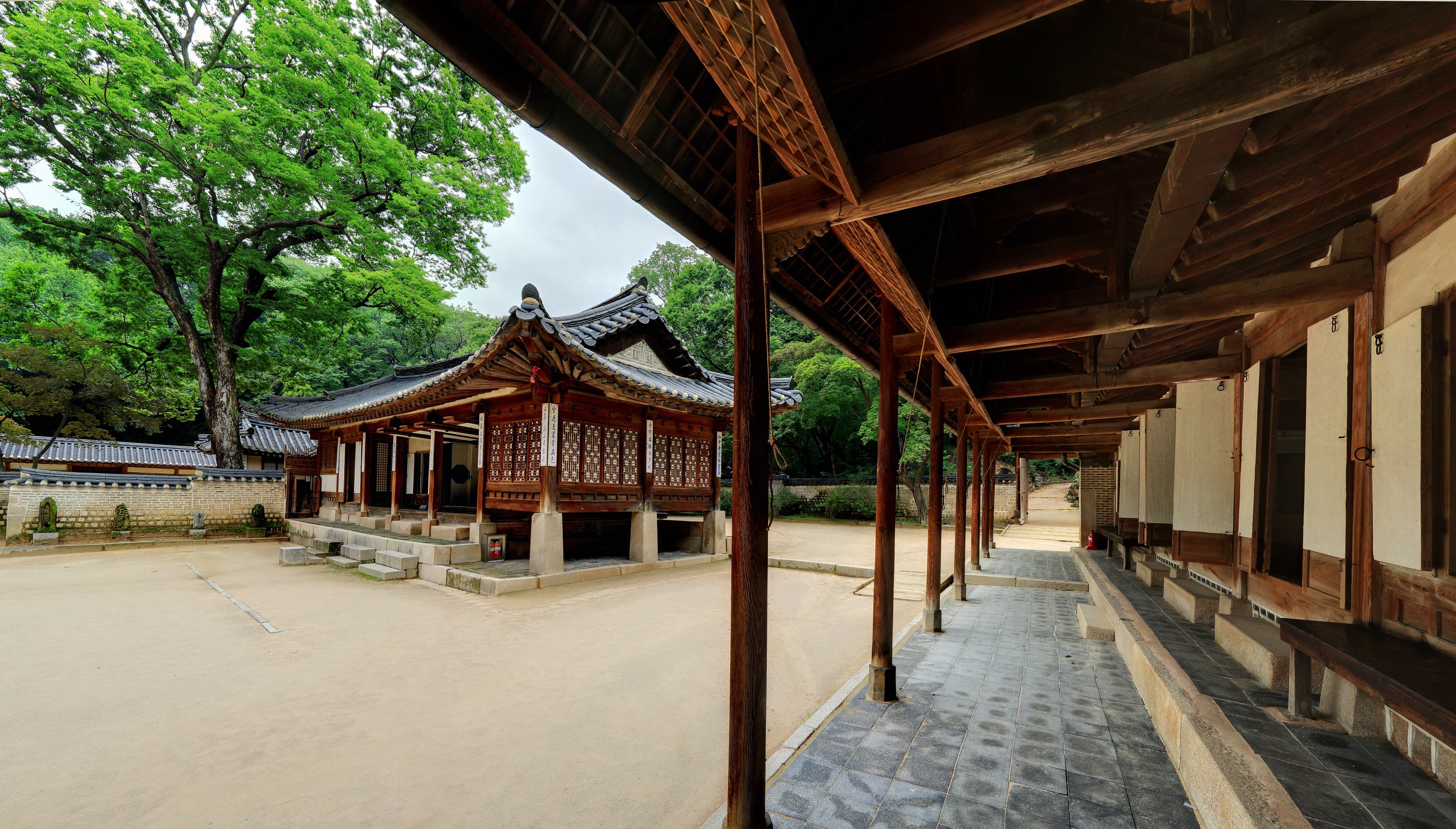 창덕궁 연경당 — 창덕궁 연경당_사랑채 측면
