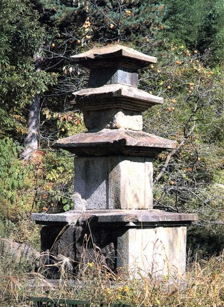 산청 대포리 삼층석탑 — 산청 대포리 삼층석탑