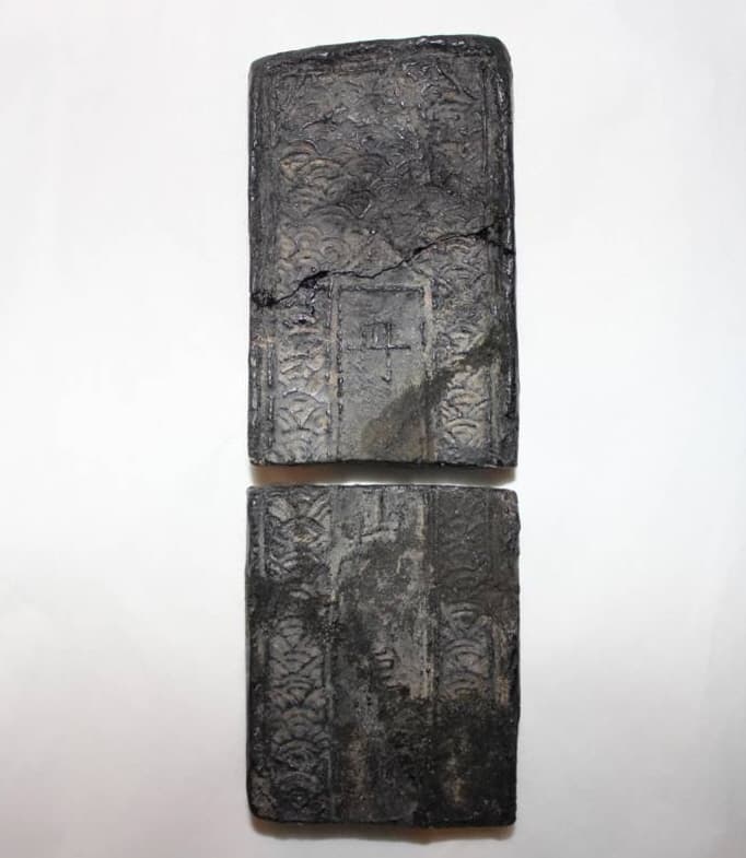 청주 명암동 출토 ‘단산오옥’명 고려 먹 — 보물 청주 명암동 출토 단산오옥 명 고려 먹