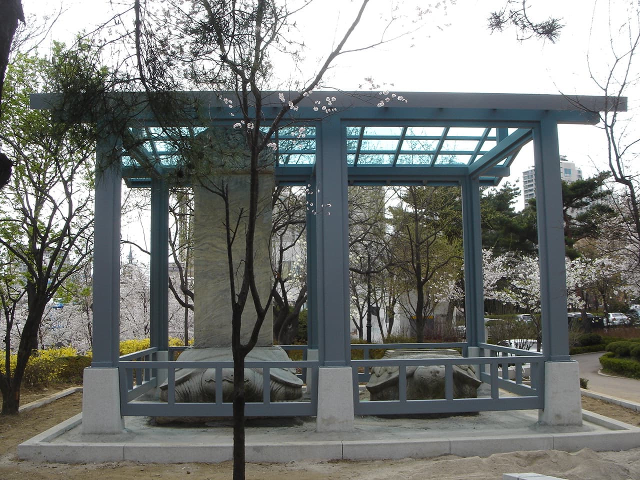 서울 삼전도비 — 삼전도비 전경
