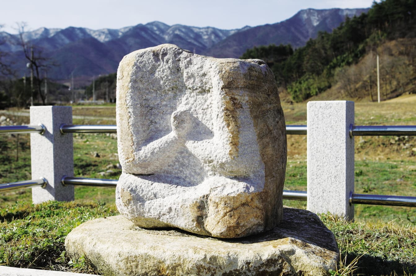 강릉 굴산사지 — 강릉 굴산사지-석불