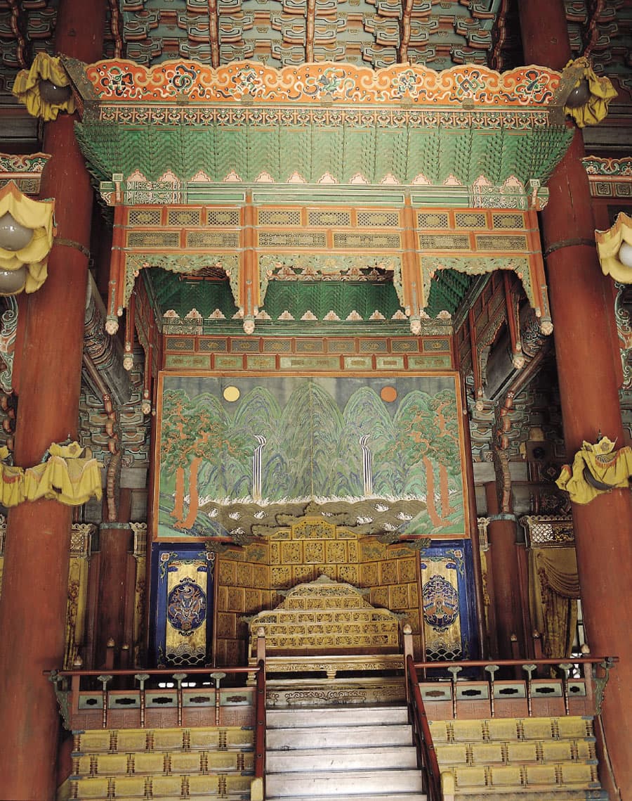 창덕궁 인정전 — 창덕궁 인정전 옥좌
