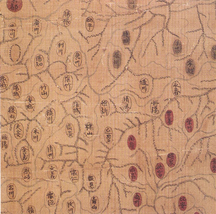 조선방역지도 — 조선방역지도_유신현(충주)부분