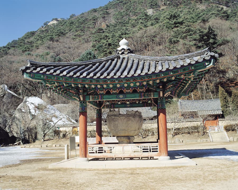 보은 법주사 석련지 — 보은 법주사 석련지 전경