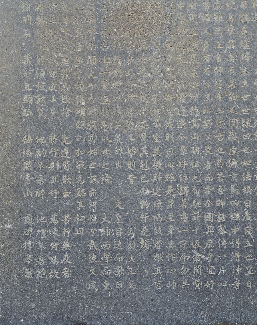 보령 성주사지 대낭혜화상탑비 — 보령 성주사지 낭혜화상탑비(비문) 확대사진