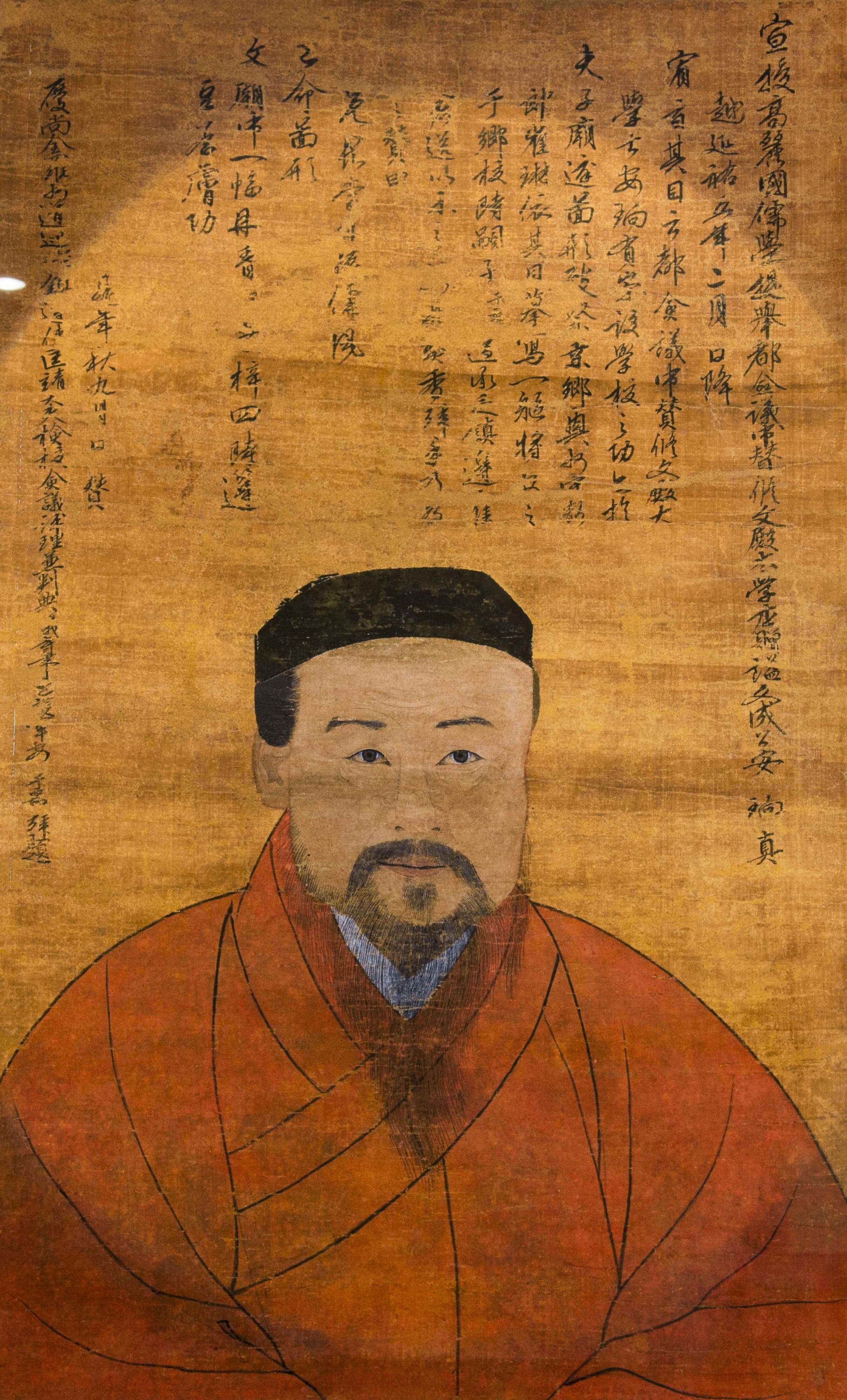 안향 초상 — 안향 초상_박물관 전시본 (촬영년도 : 2015년)