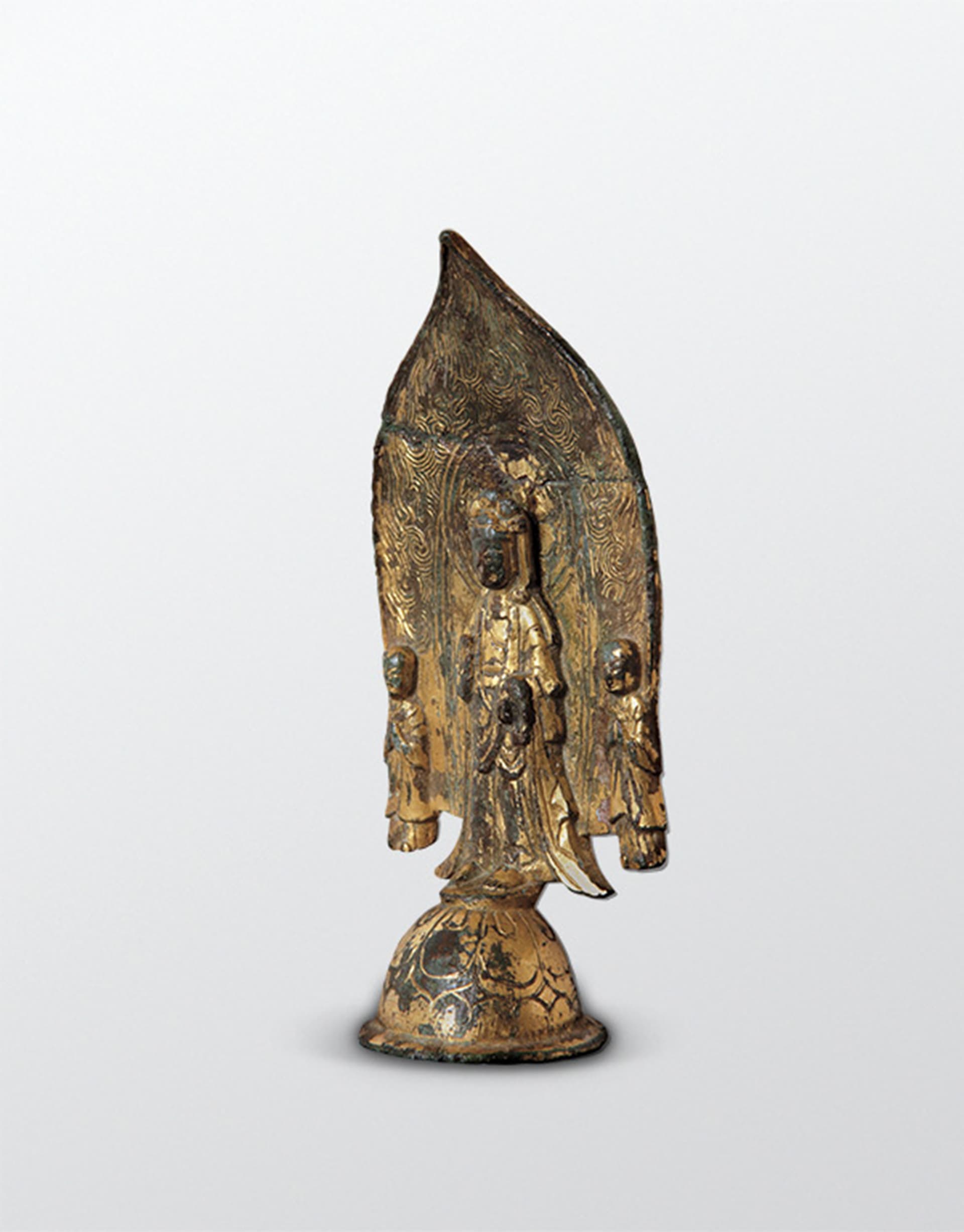 금동보살삼존입상 — 국보 금동보살삼존입상(2014년 국보 동산 앱사진)006