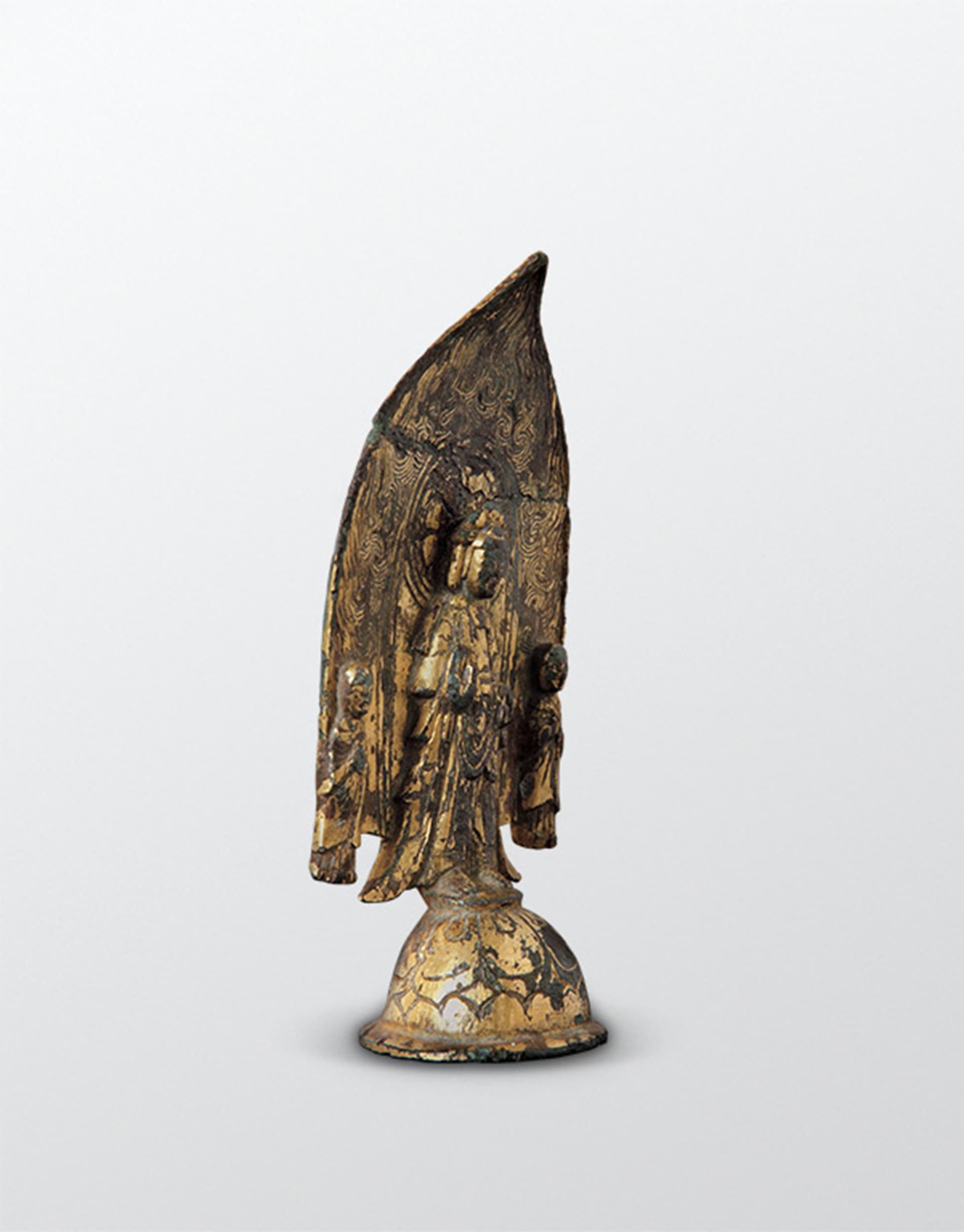 금동보살삼존입상 — 국보 금동보살삼존입상(2014년 국보 동산 앱사진)002