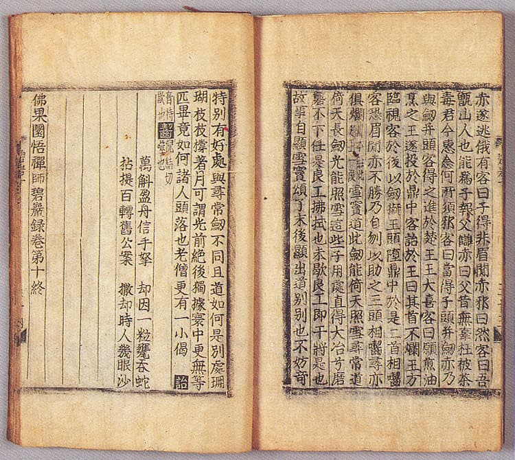 불과환오선사벽암록 — 권10의권말