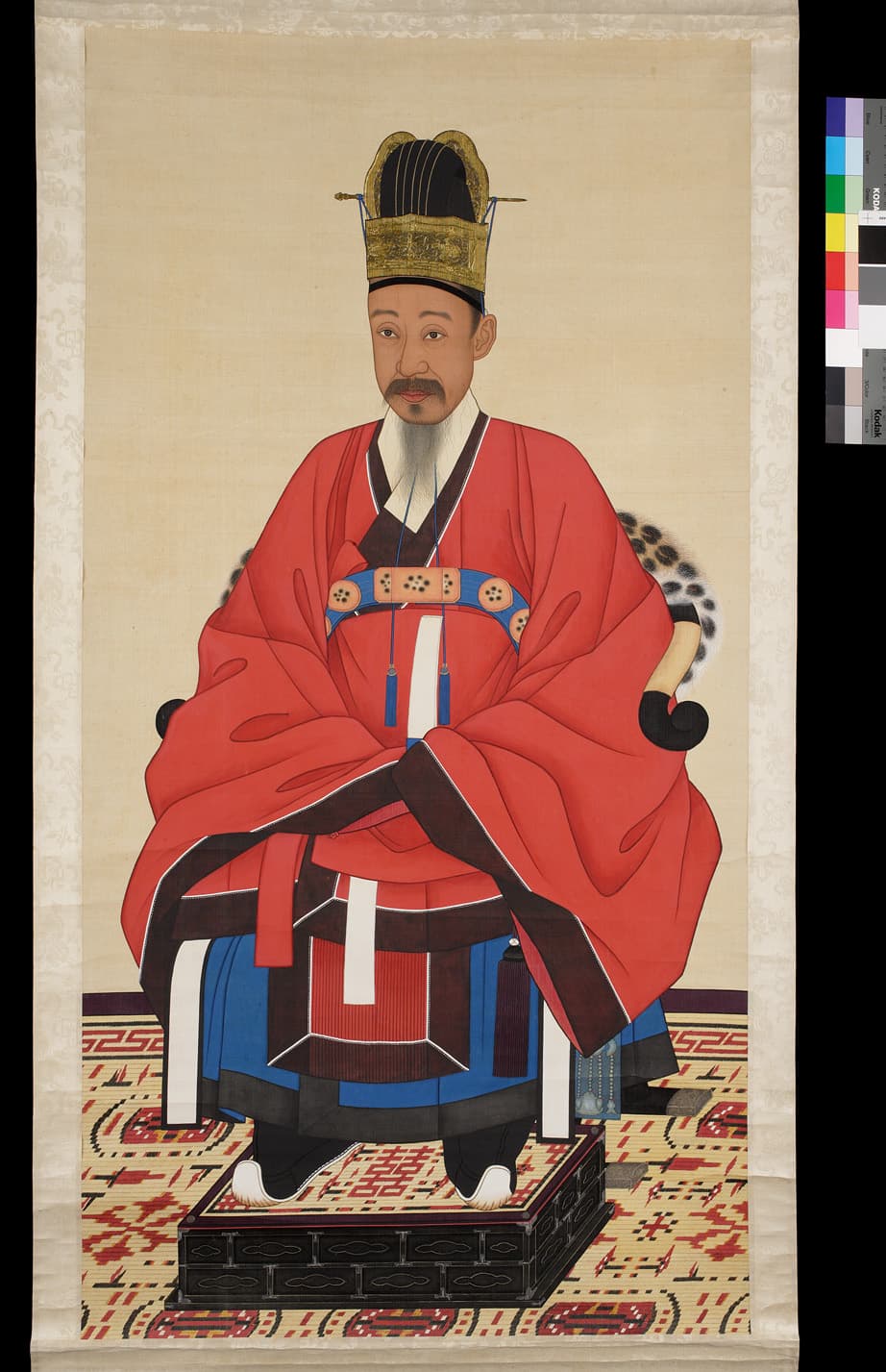 이하응 초상 일괄 - 금관조복본 — 보물 이하응 초상 일괄-금관조복본